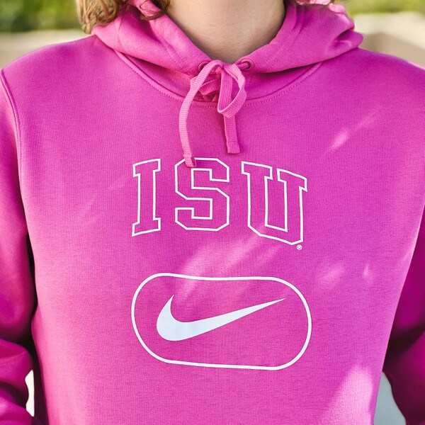 Nike® ISU Pink Hoodie